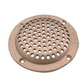 Perko 4" Round Bronze Strainer 0086DP4PLB